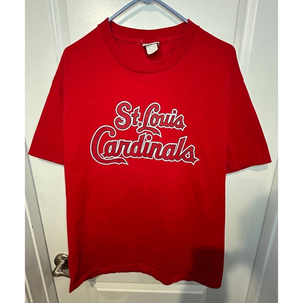 Vintage Y2k 2003 St. Louis Cardinals Scott Rolen Lee Sport Double‎ Sided T-Shirt